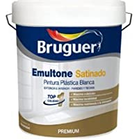 Pintura plastica Bruguer emultone blanco satinado 15 lt